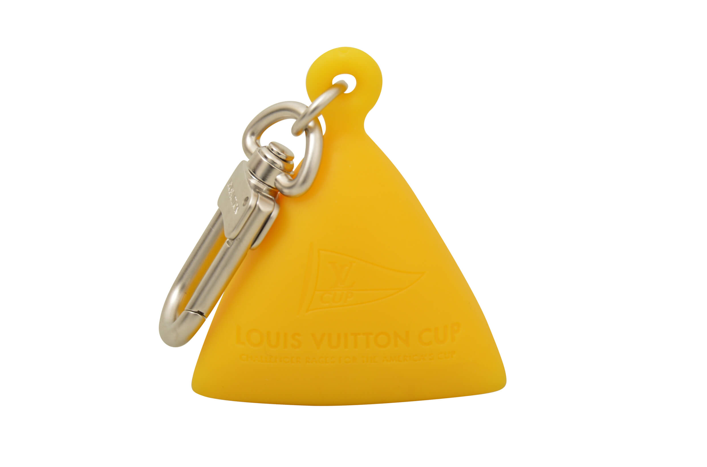 Louis Vuitton America&#39;s Cup Yellow Rubber Key Ring - D02581 | eBay